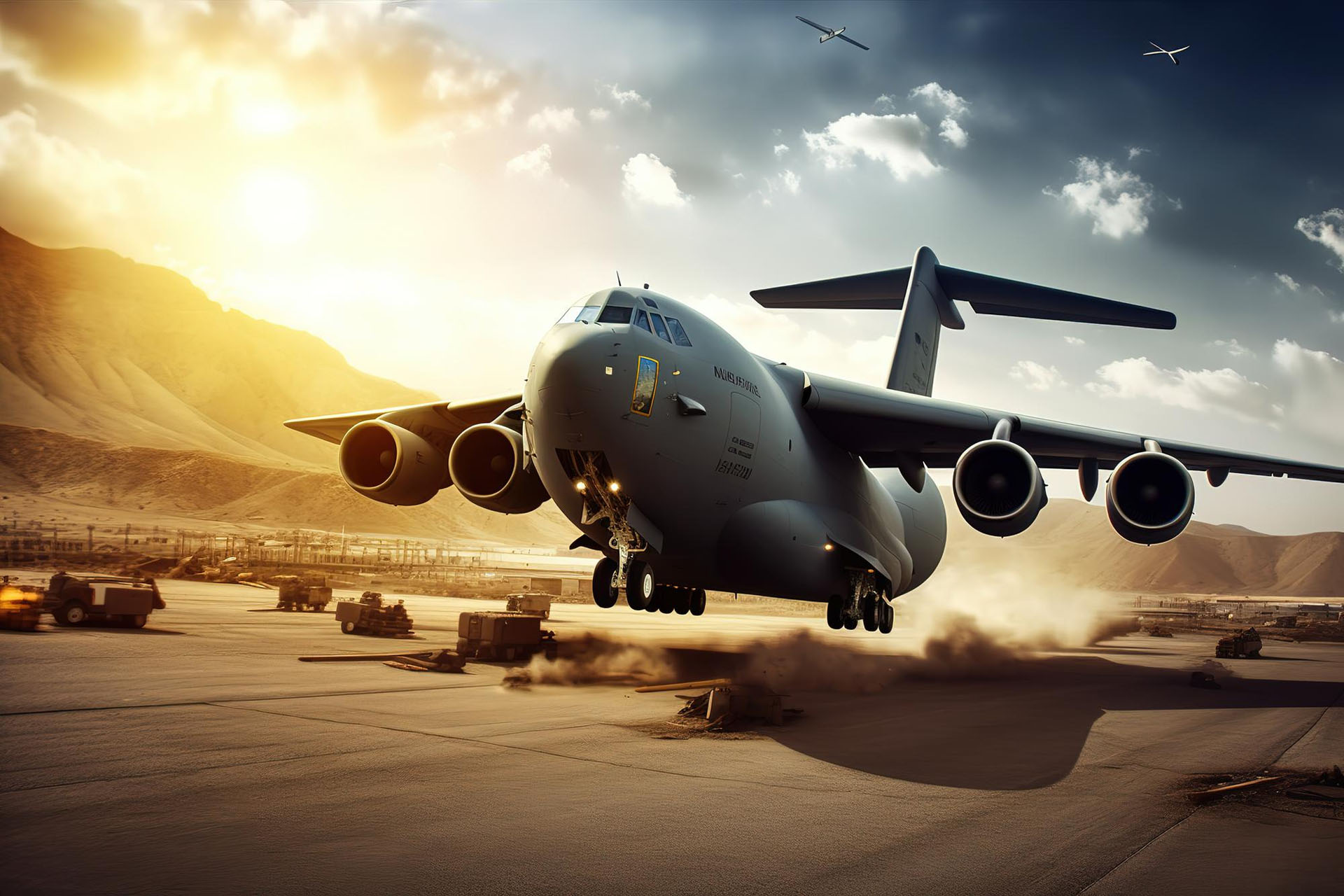 military-aircraft-sunny-day